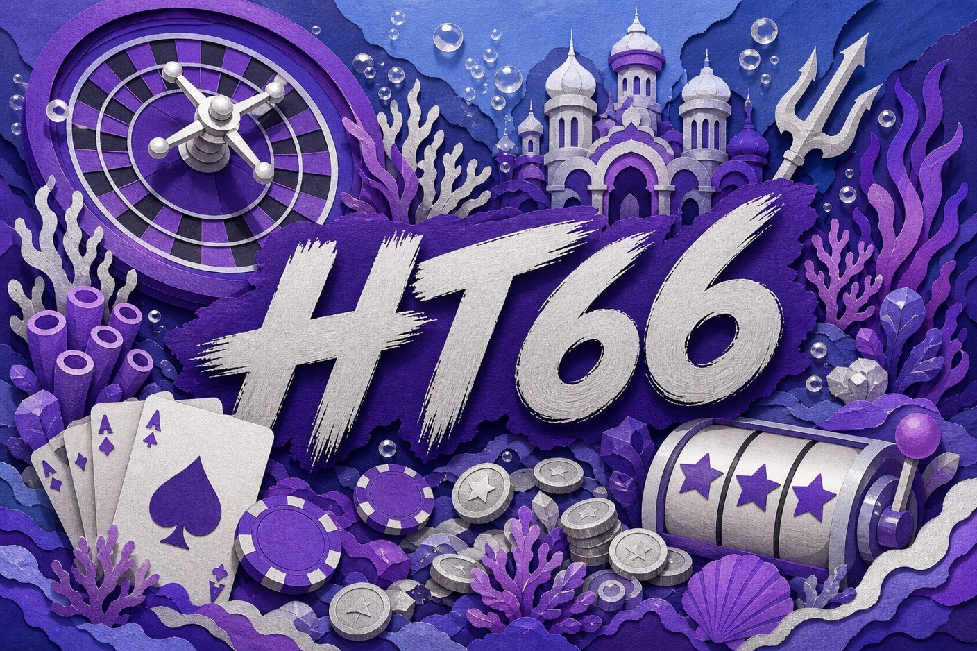 Menu akun HT66 untuk mengklaim hadiah absen harian dan keistimewaan level VIP