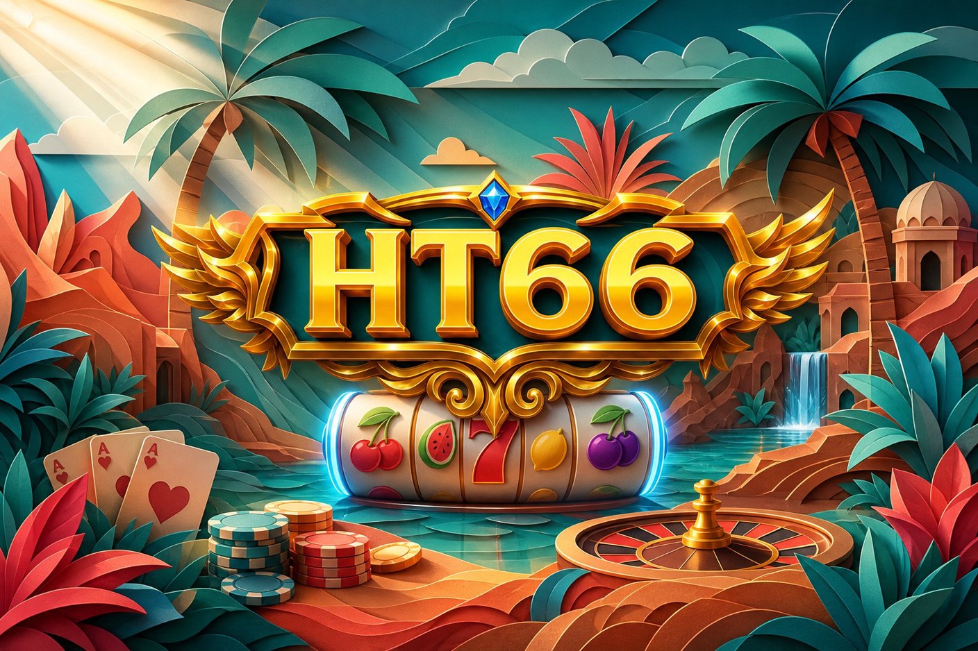 Tampilan halaman utama Dragon Hatch di HT66 dengan menu pendaftaran dan promosi hadiah
